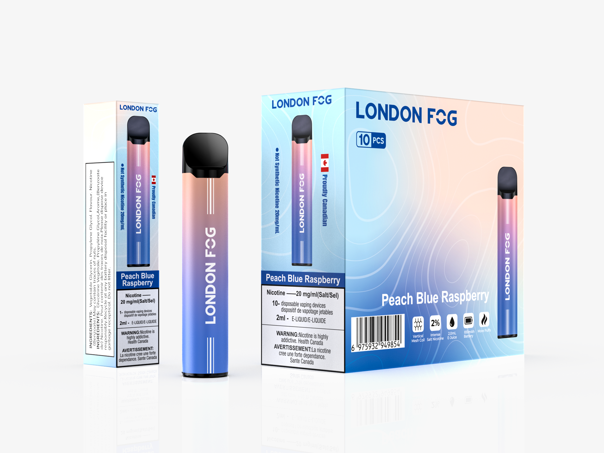 Peach Blue Raspberry - Image 3